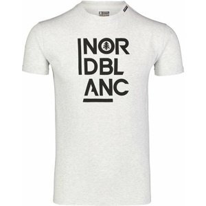 Pánské bavlněné triko Nordblanc OBEDIENT šedé NBSMT7258_SSM S