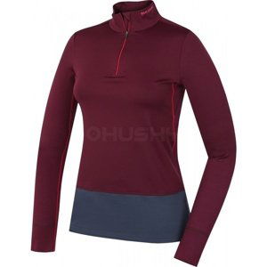 Dámské termo triko Husky Active winter long zip fíková L