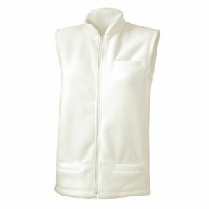 Dámská fleecová vesta Lasting NEMO-0101 bílá L