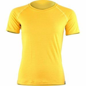 Dámské merino triko Lasting ALEA-2121 žluté L