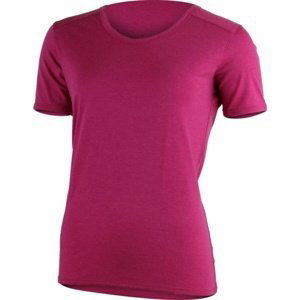 Dámské merino triko Lasting LINDA-4545 růžové XL