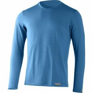 Pánské merino triko Lasting ALAN-5353 modré L