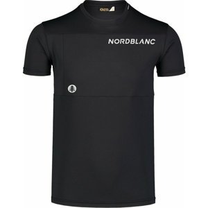 Pánské fitness tričko Nordblanc Grow černé NBSMF7460_CRN M