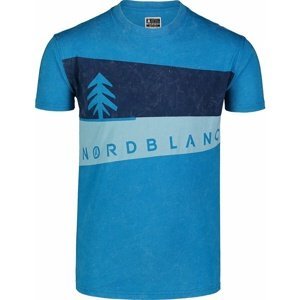 Pánské tričko Nordblanc Graphic modré NBSMT7394_AZR XXXL