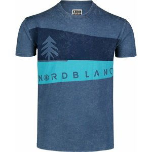Pánské tričko Nordblanc Graphic modré NBSMT7394_SRM M