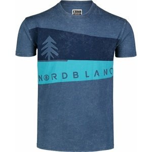 Pánské tričko Nordblanc Graphic modré NBSMT7394_SRM L