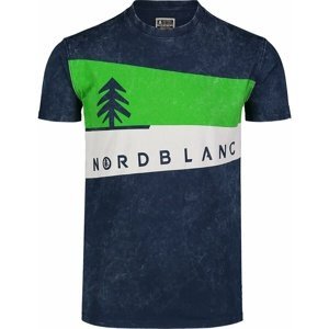 Pánské tričko Nordblanc Graphic tm. modré NBSMT7394_MOB M