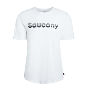 Pánské tričko Saucony white S