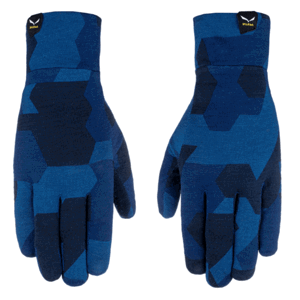 Rukavice Salewa Cristallo liner gloves navy camou 28214-3938 M