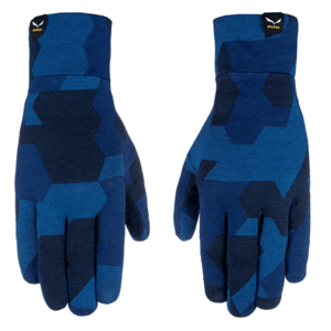 Rukavice Salewa Cristallo liner gloves navy camou 28214-3938 L