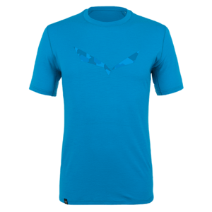 Pánské tričko Salewa Pure logo merino responsive cloisonne blue 28264-8660 L
