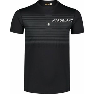 Pánské tričko Nordblanc Gradiant černé NBSMF7459_CRN XXL