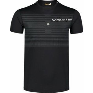 Pánské tričko Nordblanc Gradiant černé NBSMF7459_CRN XXXL
