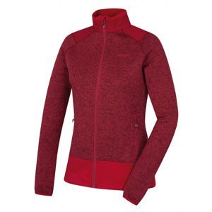 Dámský fleecový svetr na zip Husky Alan L tm. purpurová XL