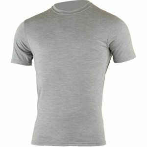 Pánské merino triko Lasting CHUAN-8484 sv. šedé S