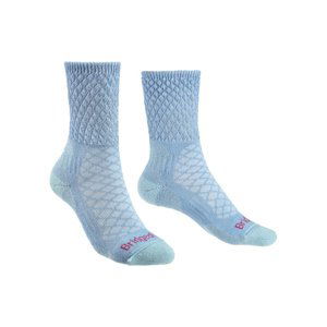 Ponožky Bridgedale Hike LW Cotton MC Boot Women´s powder blue/438 S (3-4,5)
