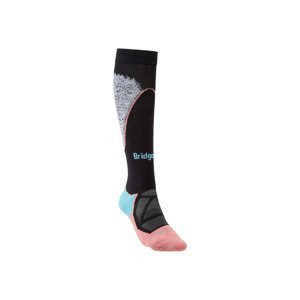 Ponožky Bridgedale Ski Midweight Women´s black/coral/227 S (3-4,5)