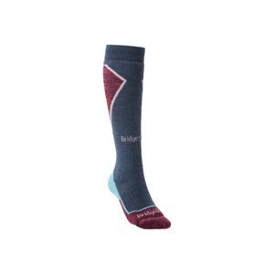 Ponožky Bridgedale Ski Midweight Women´s+ dark blue/light blue/230  S (3-4,5)