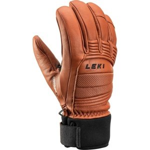 Pětiprsté rukavice Leki Copper 3D Pro vintage brown-black 7