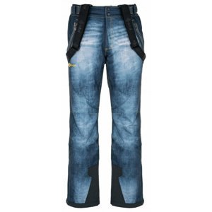Pánské lyžařské kalhoty Kilpi DENIMO-M tmavě modré XL-short