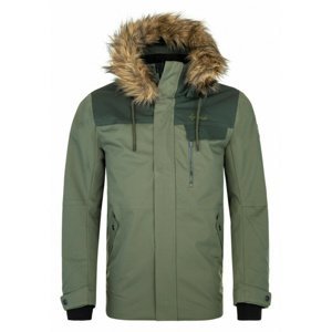 Pánská zimní bunda Kilpi ALPHA-M khaki XL