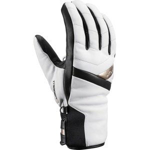 Rukavice Leki Snowfox 3D Elite Lady white-black-gold 650802202 8