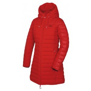 Dámský péřový kabát Husky Daili L červená XL