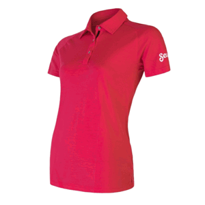 Dámské triko Sensor Merino Active Polo Magenta M