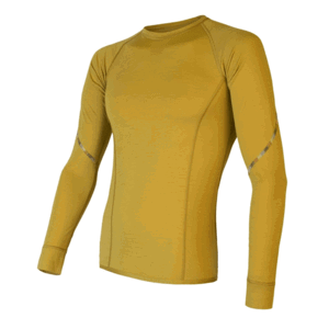 Pánské triko Sensor Merino Air Mustard XXL