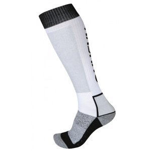 Ponožky Husky Snow Wool bílá/černá XL (45-48)