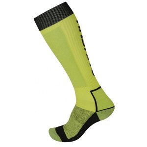 Ponožky Husky Snow Wool zelená/černá XL (45-48)