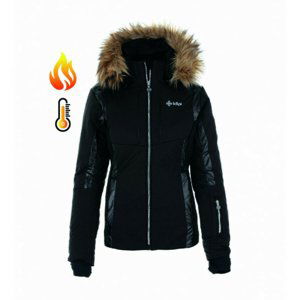 Dámská lyžařská bunda s integrovaným topením Kilpi MIRSEL-W černá 36