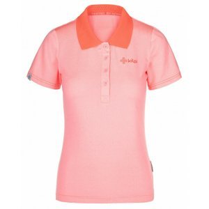 Dámské funkční polo tričko Kilpi COLLAR-W světle růžové 34