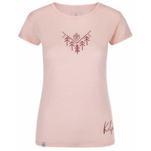 Dámské outdoorové tričko GAROVE-W světle růžové 34