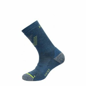 Vysoké vlněné ponožky Devold Hiking modré SC 564 063 A 291A 41-43
