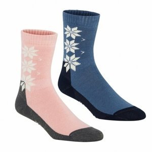 Dámské vlněné ponožky Kari Traa KT Wool Sock 2PK modré 611338-Fai 36-38