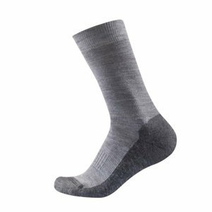 Středně teplé vlněné ponožky Devold Multi Medium šedé SC 507 063 A 770A 38-40