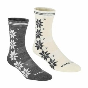 Dámské vlněné ponožky Kari Traa Vinst 2pk šedé 611213-Dus 36-38