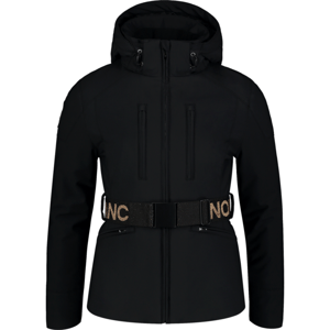 Dámská softshellová lyžařská bunda Nordblanc Belted černá NBWJL7527_CRN 38