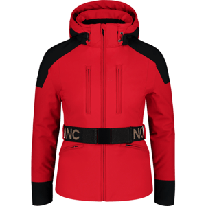 Dámská softshellová lyžařská bunda Nordblanc Belted červená NBWJL7527_CVA 36