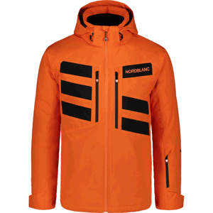 Pánská lyžařská bunda Nordblanc Striped oranžová NBWJM7505_MDV M