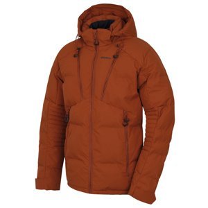 Pánská plněná zimní bunda Husky Norel M tm. cihlová XL