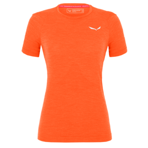 Dámské tričko Salewa Pedroc Merino Responsive Seamless 28321-4150 red orange 34