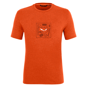 Pánské tričko Salewa Pure Box Dry 28378-4156 red orange S