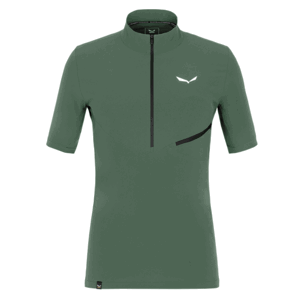 Pánské tričko Salewa Agner Durastretch Hybrid Half-Zip 28394-5320 raw green M