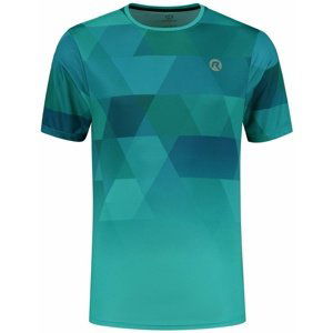 Pánské funkční tričko Rogelli GEOMETRIC, tykysovo-modré ROG351411 XXL