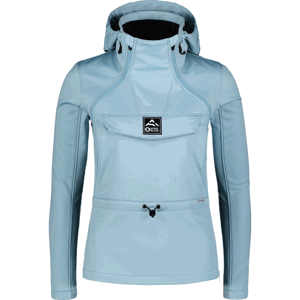 Dámský zateplený softshellový anorak Nordblanc Monochrome modrý NBWSL7580_TIM  34