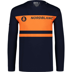 Pánské funkční cyklo tričko Nordblanc Solitude modré NBSMF7429_MOB XL