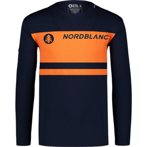 Pánské funkční cyklo tričko Nordblanc Solitude modré NBSMF7429_MOB XXL