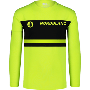 Pánské funkční cyklo tričko Nordblanc Solitude žluté NBSMF7429_BPZ S